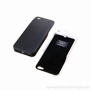 Battery case for iPhone 5, with 2,200mAh high capacity, CE/RoHS compliant, welcomes OEM orders